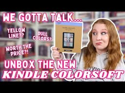 We gotta talk... 👀 Unbox the NEW Kindle Colorsoft with Me