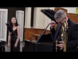 Fantasía by Manuel Matarrita, bass trombonist Denson Paul Pollard and pianist Joanne Chang.