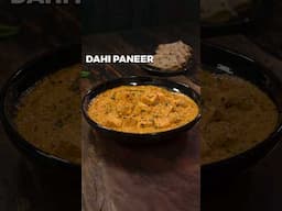 Dahi paneer | Paneer Recipes | Side dish for Chapathi #shorts #dahipaneer #paneerrecipes