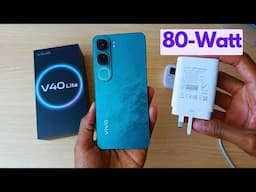 vivo V40 Lite Charging Experiment with the 80-watt charger