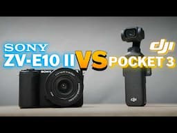 Sony ZV-E10II vs DJI Pocket 3: THIS is Better