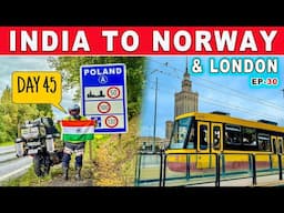 🇮🇳 INDIA TO 🇳🇴 NORWAY & 🇬🇧 LONDON PLAN CHANGED | Ep-30 🏍️ Warsaw Poland