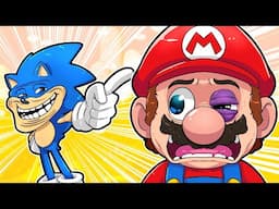 Super Mario, mas a cada minuto o SONIC me TROLLA!