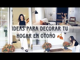 DECORANDO TODO MI HOGAR PARA OTOÑO 🍂 PARTE #1 #falldecor #fallideas