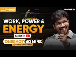 Work Energy Power in One Shot Easiest & Funniest Explanation with Questions - Class 9 Full Chapter