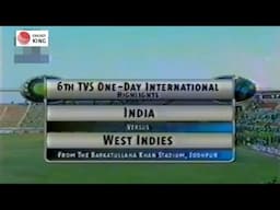 India won a Thriller against Westindies by 3 wickets at Jodhpur 2002 | Series 3 - 3 With 1 Game Left