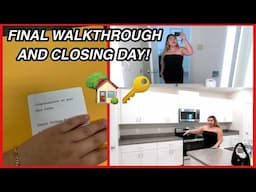 WE BOUGHT A BRAND NEW HOUSE! Final walk through + closing date! | VLOG