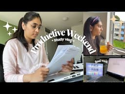 Study Vlog - Productive Weekend In My Life | Final Week, Thesis, Presentation