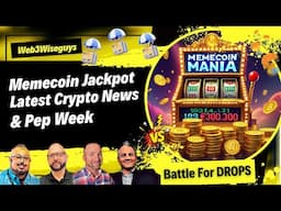 Memecoin Jackpot - Latest Crypto News - Pep Week - Battle for Drops