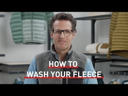 How to wash your fleece