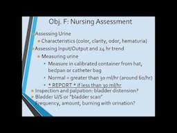 Nursing Fundamentals Urinary Elimination Unit 13 F18