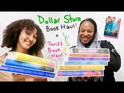 ✨ Book Thrifting Haul ✨ + HUGE Dollar Tree Book Haul!! 📚💸 | Popular books for CHEAP prices! 📖🫶🏽