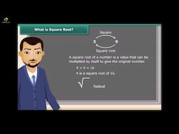 CBSE Class 8 || Maths || Square and Square Roots || Animation || in English @digitalguruji3147