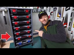 How to Build a Storage Rack Cabinet / Cart for Small Parts Organisers