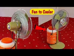 How To Turn Your Fan Into An Airconditioner  AC #invention