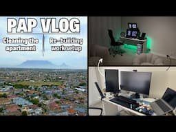 VLOG : Sunday...re-building my work Setup