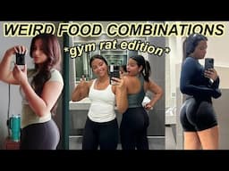 TRYING WEIRD FOOD COMBINATIONS! *BODY BUILDERS DIET*