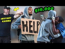 Secret Millionair Pretends to be Homeless to Test Human Kindness!