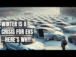 EVs vs. Winter: The Freezing Truth That Left Drivers Stranded! Electric Vehicles Vs Winter, Weather!