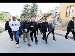 Terremoto Amatrice 24 Agosto 2016 - Presidente Mattarella