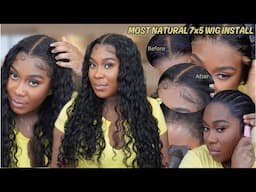 The Best Wig For BEGINNERS | Pre-Bleached & Pre-plucked 7x5 HD Lace Wear & Go Glueless | Nadula