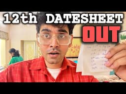 Official Notice: CBSE Class 12 DATESHEET OUT! #jee1 #jee2025 #cbse2025