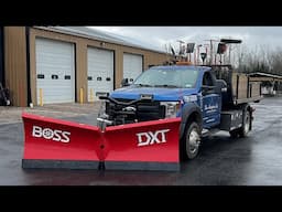 Installing a Boss Plow on a 2018 Ford F550. Plow assembly, Truck Mount and Wiring