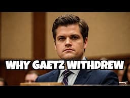 The Tea on Why Matt Gaetz withdrew his name from Attorney General consideration