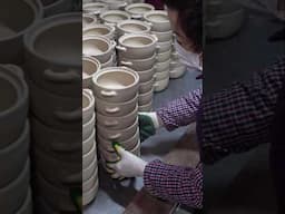 Amazing! earthenware pot mass production process. Korean Ceramic Factoryory