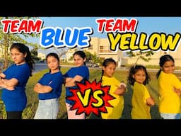 Aayat Arif || Team BLUE 🔵 VS Team YELLOW 🟡 || vlog