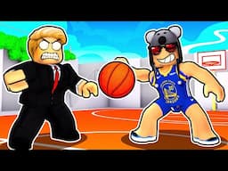 I Beat Michael Jordan in Roblox Ultimate Gym Hoops