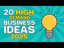 20 High Demand Business Ideas to Start a Business in 2025