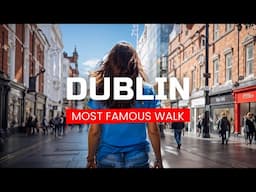 🇮🇪 DUBLIN, IRELAND: MOST BEAUTIFUL WALK ON A AUTUMN DAY!