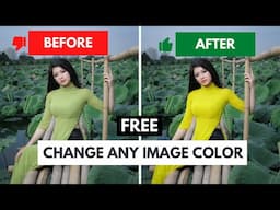 Change Any Image or Logo Color Instantly! Easy Canva Tutorial!