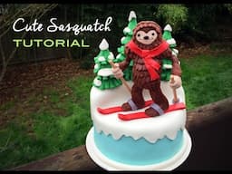 Cute Sasquatch Cake Tutorial Timelapse