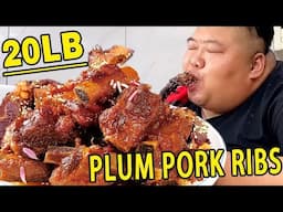 Brother Monkey makes ”Mei Plum Spare Ribs”, it's super delicious to eat in big mouthfuls