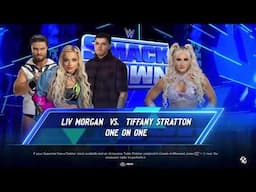 WWE Smackdown Liv Morgan vs Tiffany Stratton Match Gameplay With Hindi Commentry of WWE 2K24