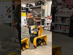 WHICH SNOWBLOWER WOULD A WOMAN BUY AT HOME DEPOT?