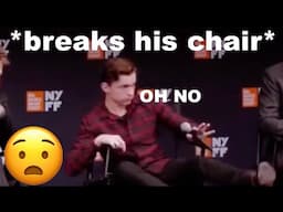 tom holland EMBARRASSING himself for 3 min straight 😖.....but its ok because he's tom holland