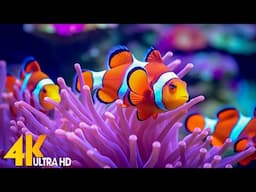 The Best 4K Aquarium - Dive Into The Mesmerizing Underwater Realm, Sea Jellyfish, Coral Reefs