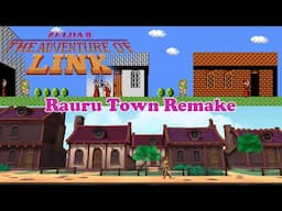 Remaking Zelda II #6 - Rauru Town - progress so far