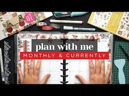 DECEMBER PLAN WITH ME :: Memory A Day & Currently Page Monthly Setup in a Classic Happy Planner