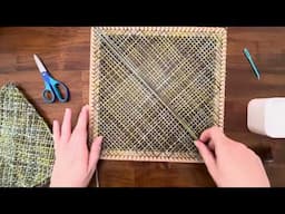 Continuous Weaving on a Square Loom (pt 2) - Easy Weaving Tutorial for Beginner Weaving