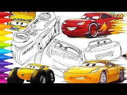 Cars 3 Compilation: Lightning McQueen Mentors Cruz Ramirez (Part 2 of 2) - Drawing & Coloring Pages