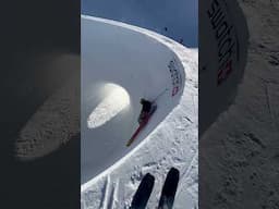 Skier vs DOWNWARD SPIRAL LOOP