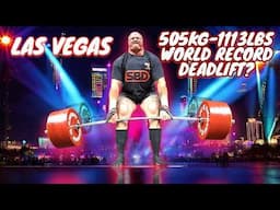 The Night we knew 505KG DEADLIFT WR will HAPPEN...