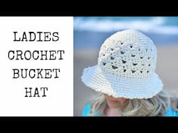 Quick & Simple Crochet Bucket Hat Using The Granny Stitch