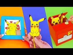 PIKACHU FUNNY DIYs | Pokemon Crafts | Simple Crafts and More ⚡️