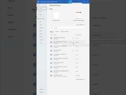 Pin Your MOST IMPORTANT Microsoft Word Documents for Easy Access! #shorts #mswordtraining #msword