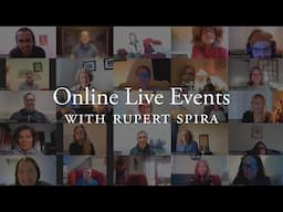 Online Live Events with Rupert Spira